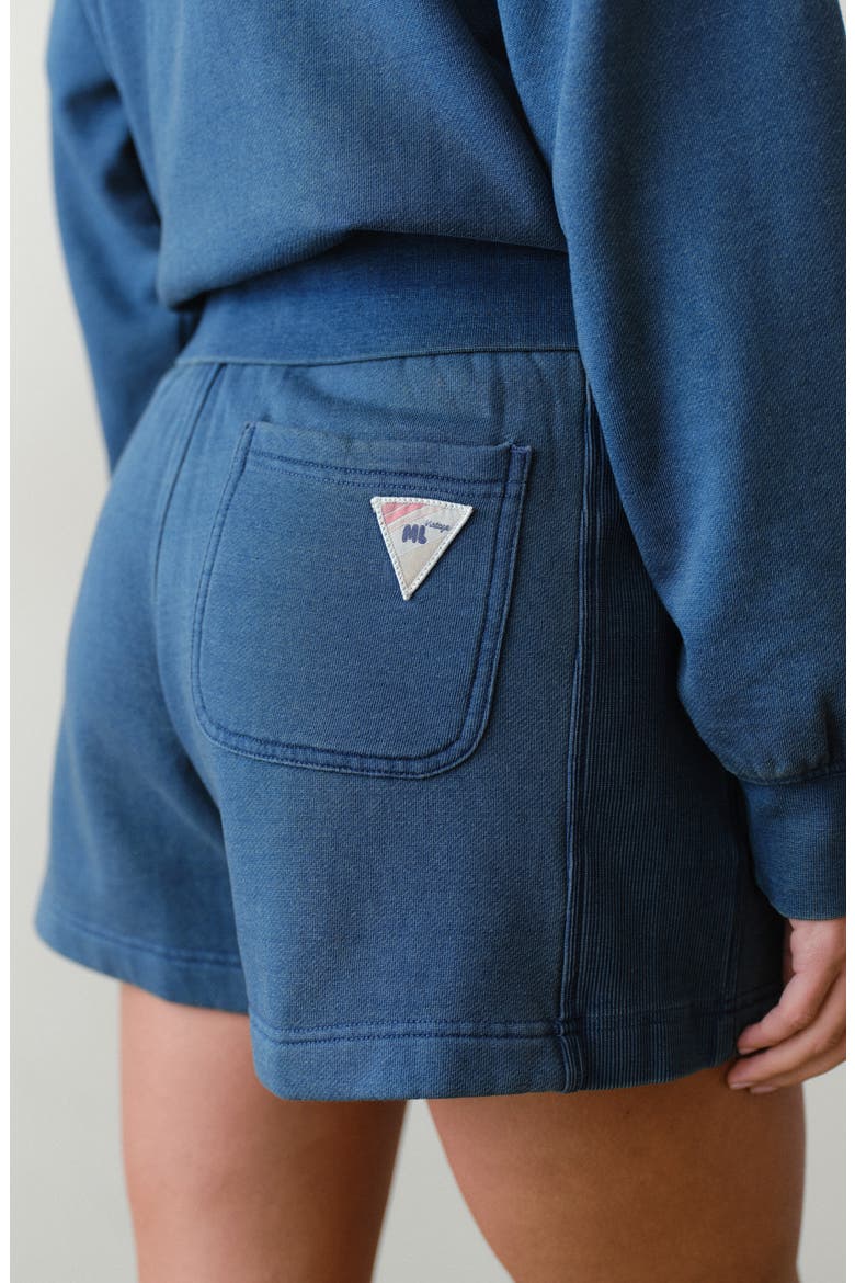 Cloud 9 Fleece Drawstring Shorts, Alternate, color, INDIGO