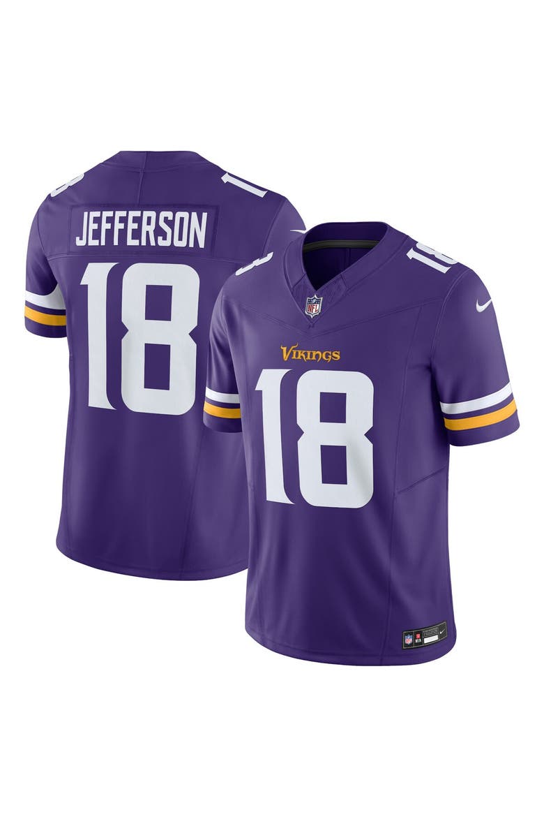 Men's Nike Justin Jefferson Purple Minnesota Vikings Vapor F.U.S.E. Limited Jersey, Main, color, Purple