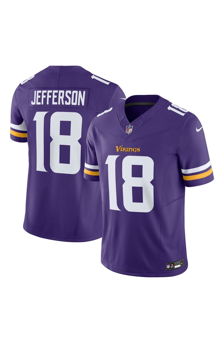 Nike Men's Nike Justin Jefferson Purple Minnesota Vikings Vapor F.U.S.E. Limited Jersey, Main, color, Purple