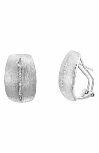 Diamond Pave Hoop Earrings