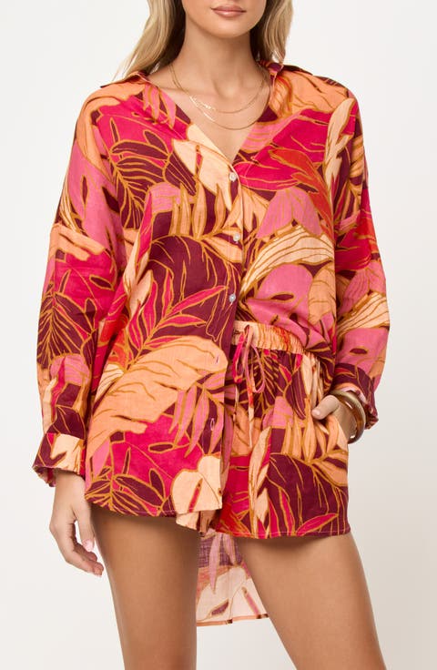 Rio Linen Cover-Up Tunic