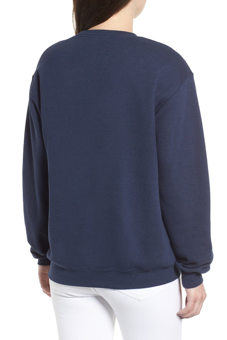 Santa Baby Willow Sweatshirt, Alternate, color, NAVY