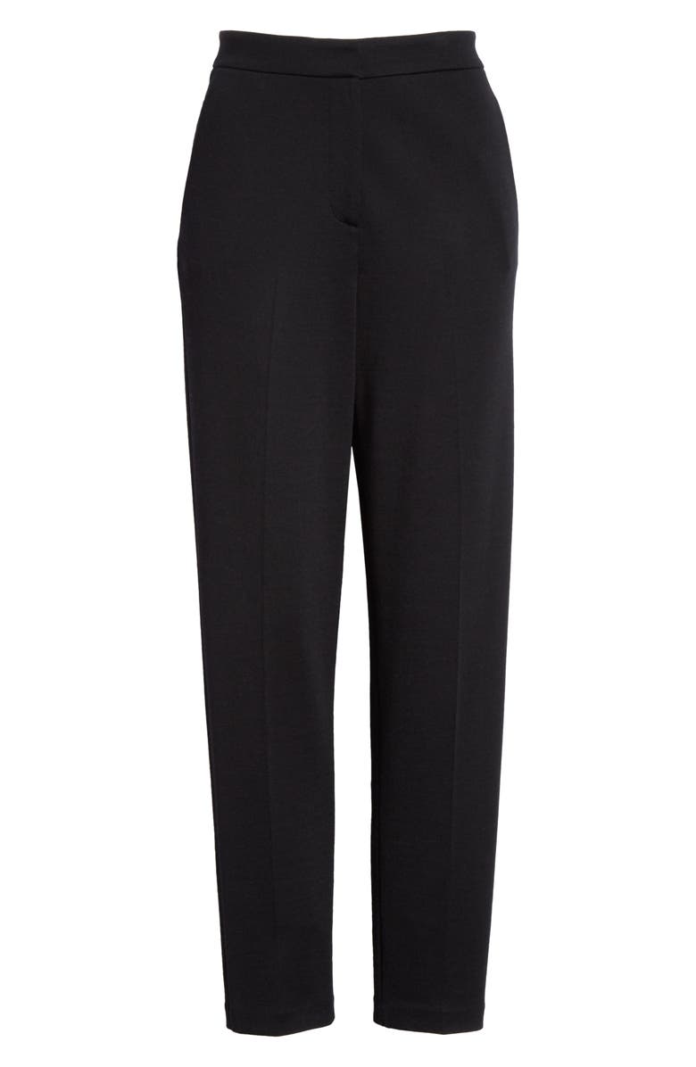 St. John Collection Slim Milano Knit Ankle Pants, Alternate, color, 