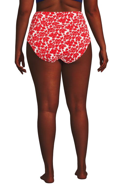 Lands' End Chlorine Resistant Pinchless High Waisted Bikini Bottoms