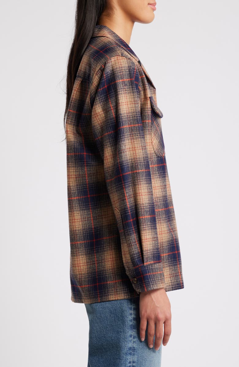 Pendleton Plaid Wool Overshirt, Alternate, color, 