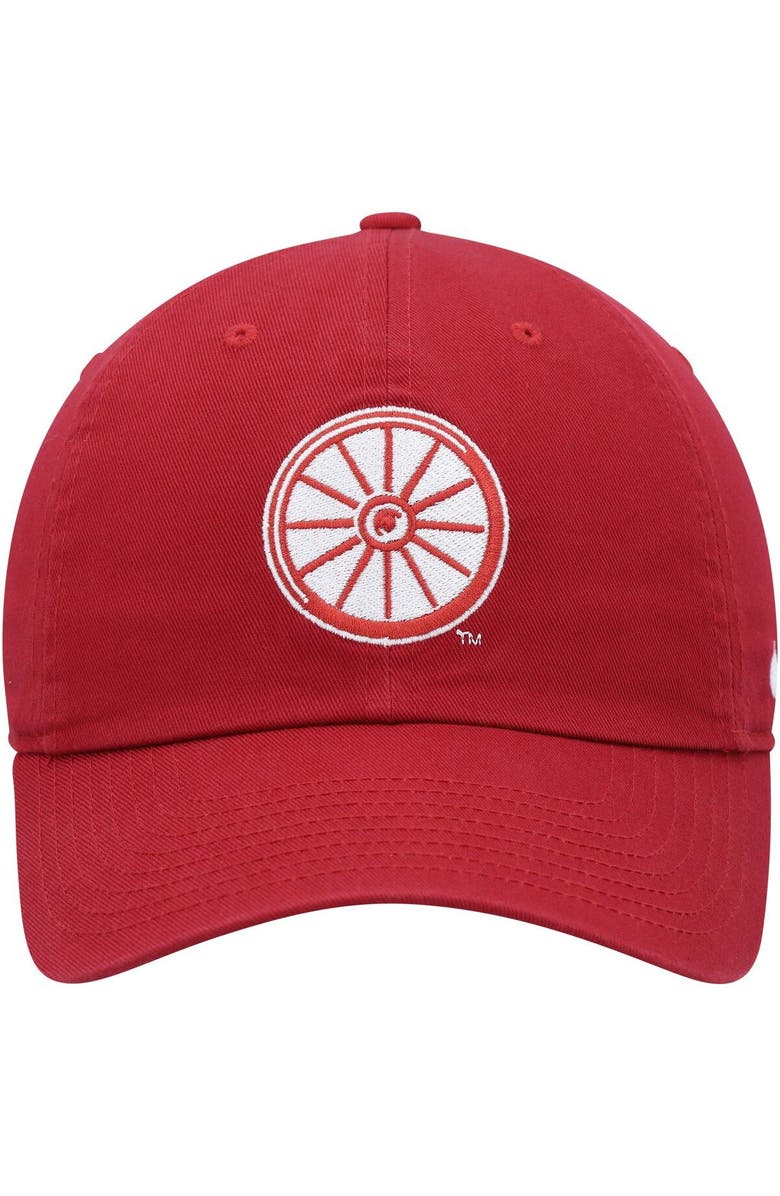 Nike Unisex Nike Crimson Oklahoma Sooners Heritage86 Logo Performance Adjustable Hat, Alternate, color, Crimson