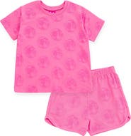 Barbie Loop Terry T-Shirt & Shorts Set