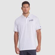 Nike Men's Nike  White Buffalo Bills 2025 Rivalries Collection Sideline Victory Striped Dri-FIT Polo