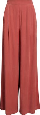 Cloth & Stone Pleated Wide Leg Palazzo Pants
