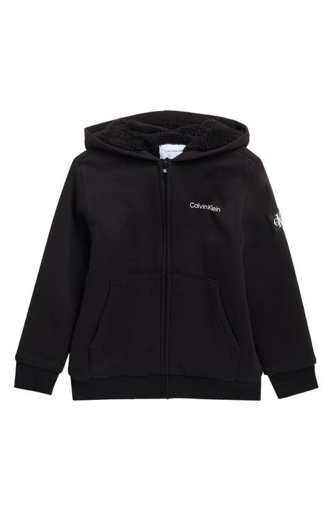 Kids' Icon Faux Shearling Zip Hoodie