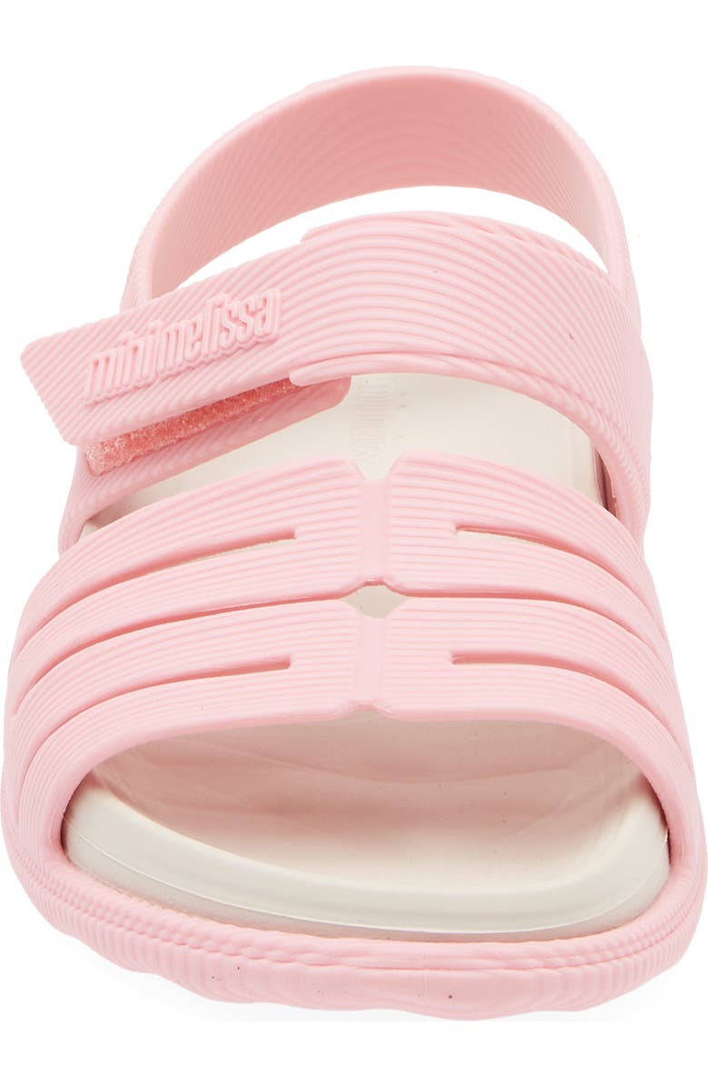 Mini Melissa Kids' Kaiteki Sandal, Alternate, color, Pink/ Beige