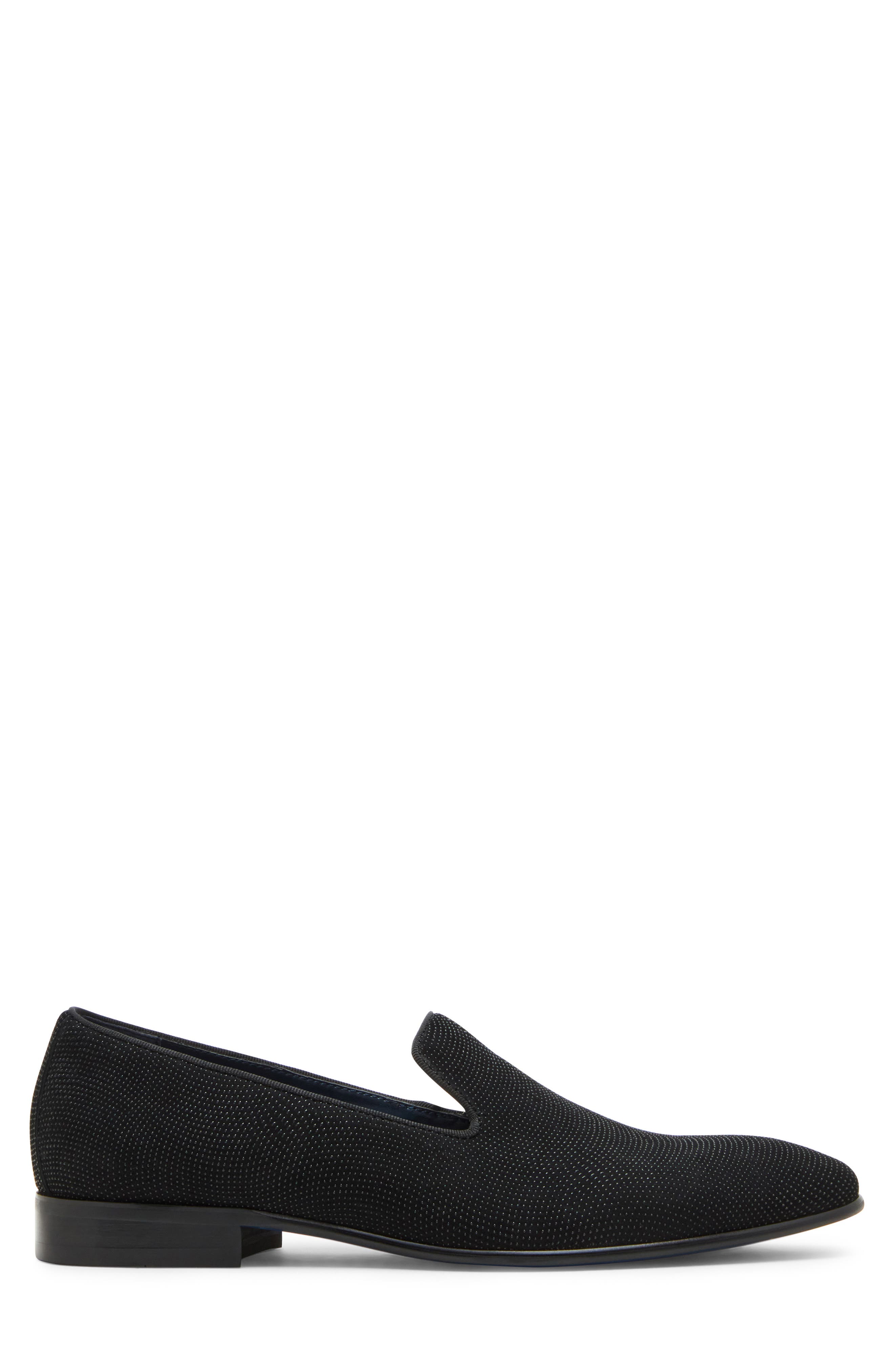 Steve Madden Jonty Loafer, Alternate, color, Black Leat