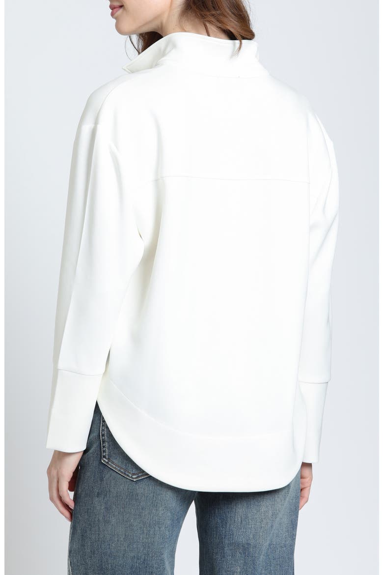 Grommet Henley Long Sleeve Top, Alternate, color, CLOUD WHITE