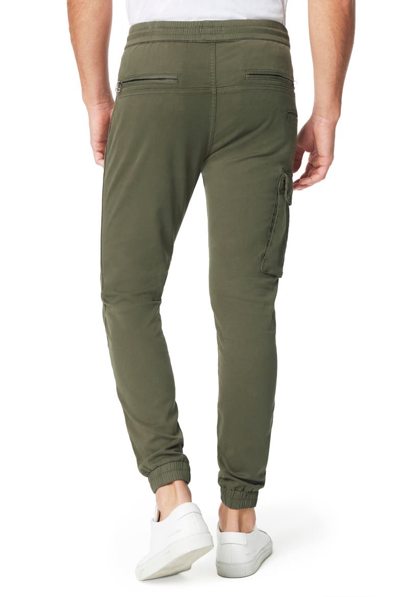 Drop Yoke Cargo Joggers, Alternate, color, BURNT OLIVE