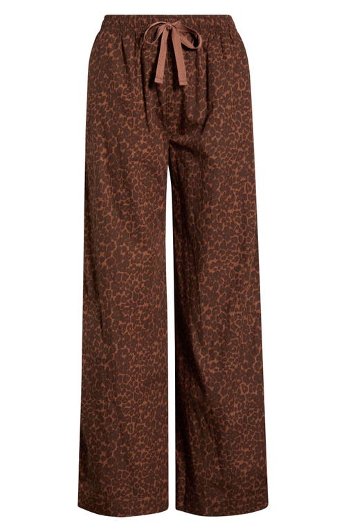 Nordstrom Cotton Poplin Pajama Pants In Multi