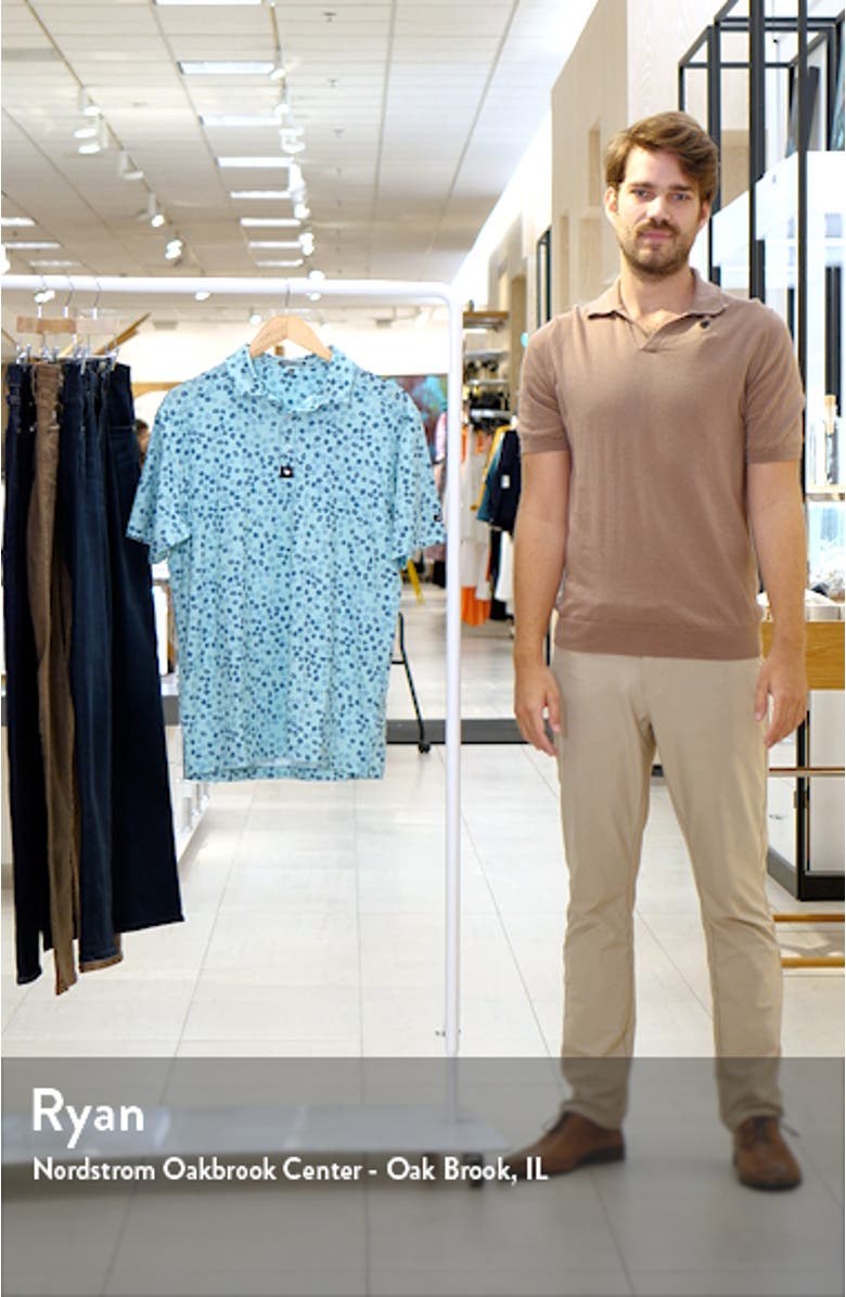 Core Floral Performance Golf Polo, sales video thumbnail