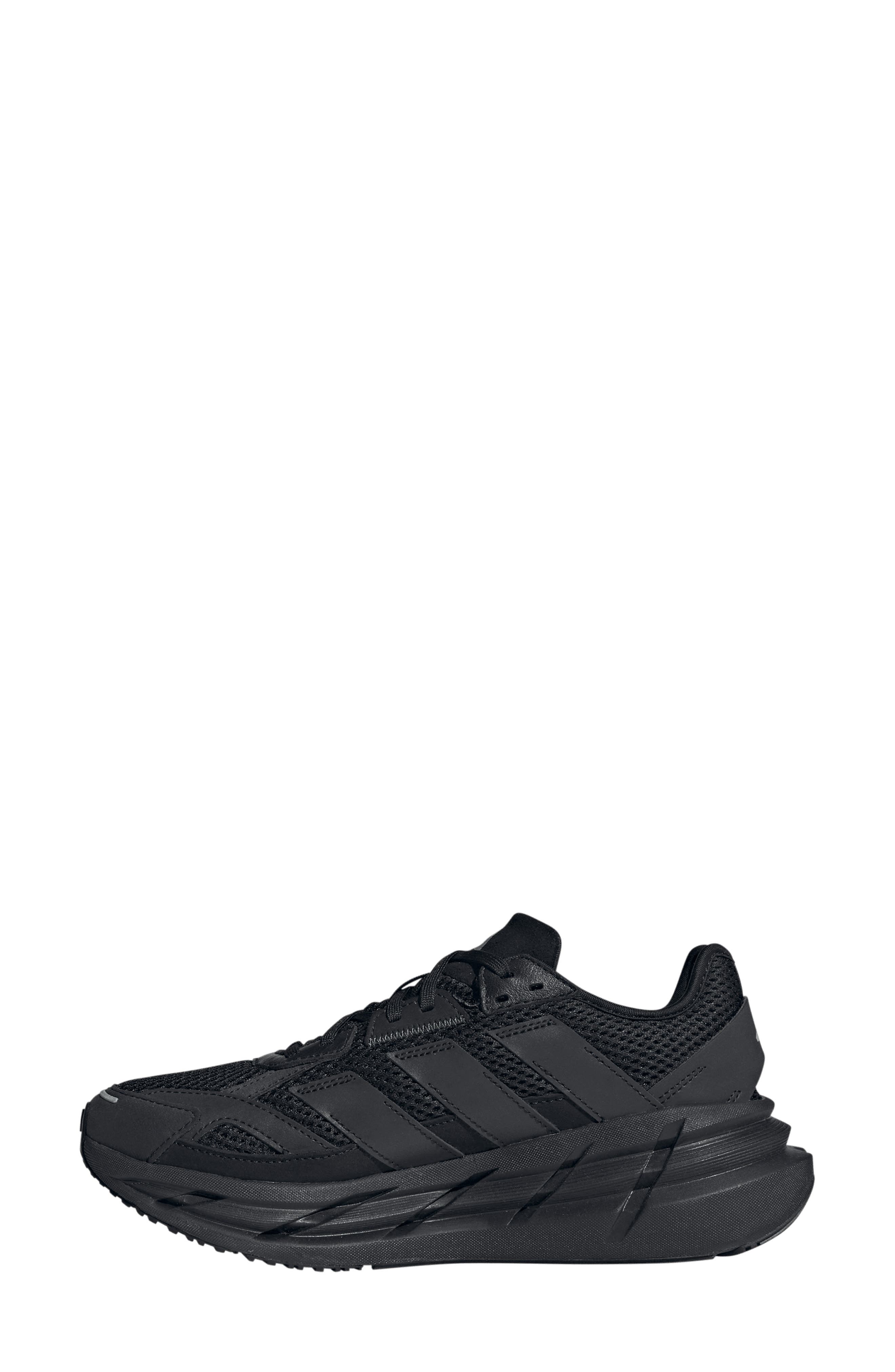 adidas Adistar 3 Running Shoe, Alternate, color, Core Black/ Black/ Silver Met.