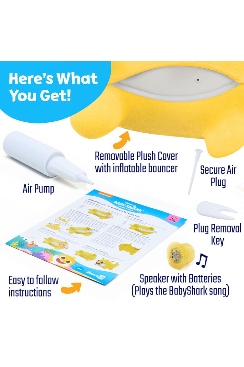 Baby Shark-Bounce-n-Play, Alternate, color, Yellow