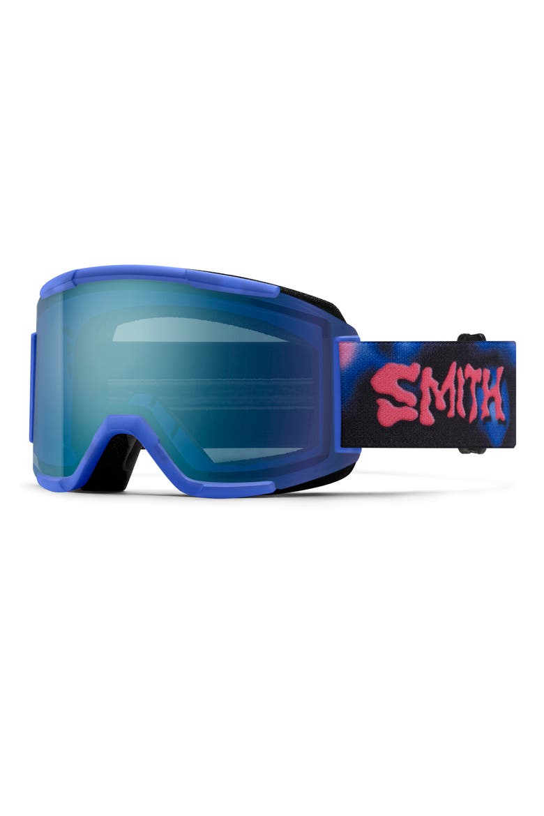 Squad ChromaPop™ Low Bridge Snow Goggles, Main, color, SUPERNOVA VIBES / BLUE MIRROR