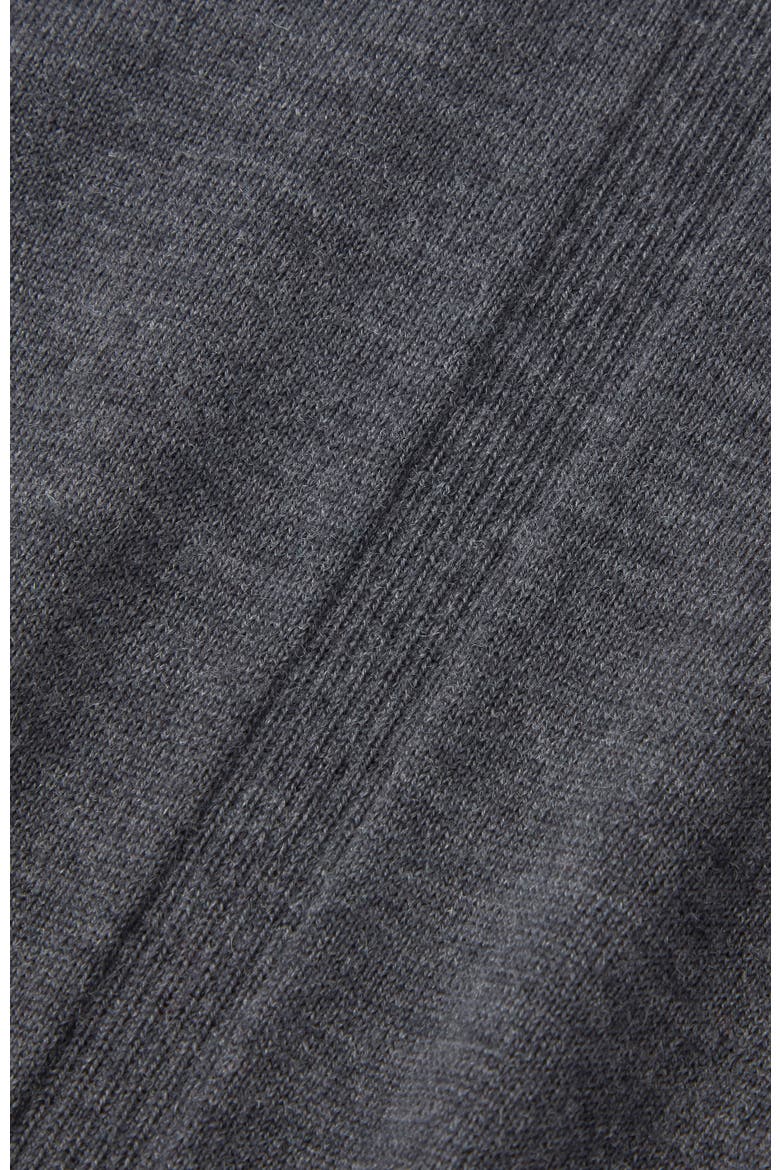 Elm Merino Textured Long Sleeve Polo, Alternate, color, Dark Charcoal