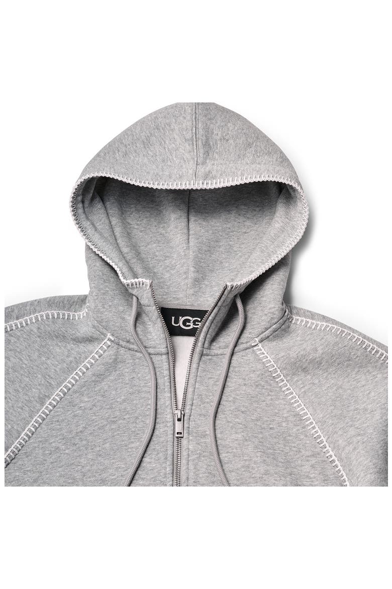 Classic Full Zip Hoodie, Alternate, color, GREY HEATHER