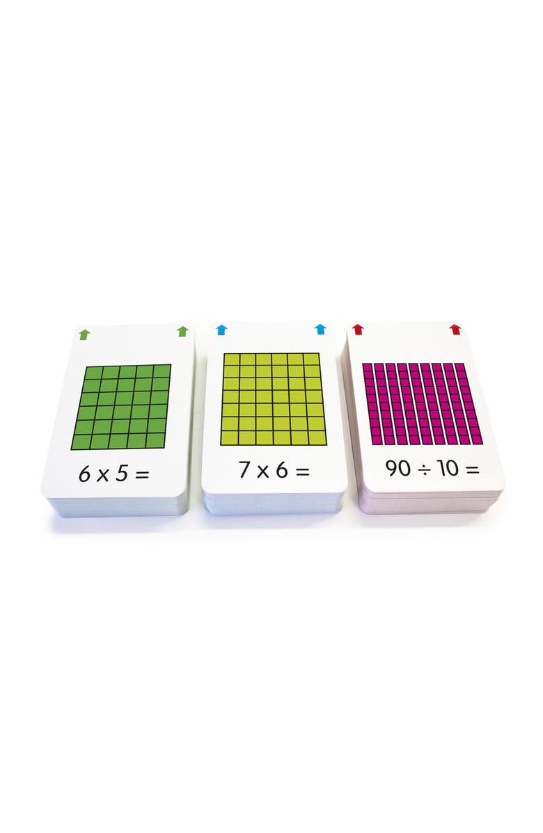 Junior Learning Multiplication Flashcards, Alternate, color, Multicolored