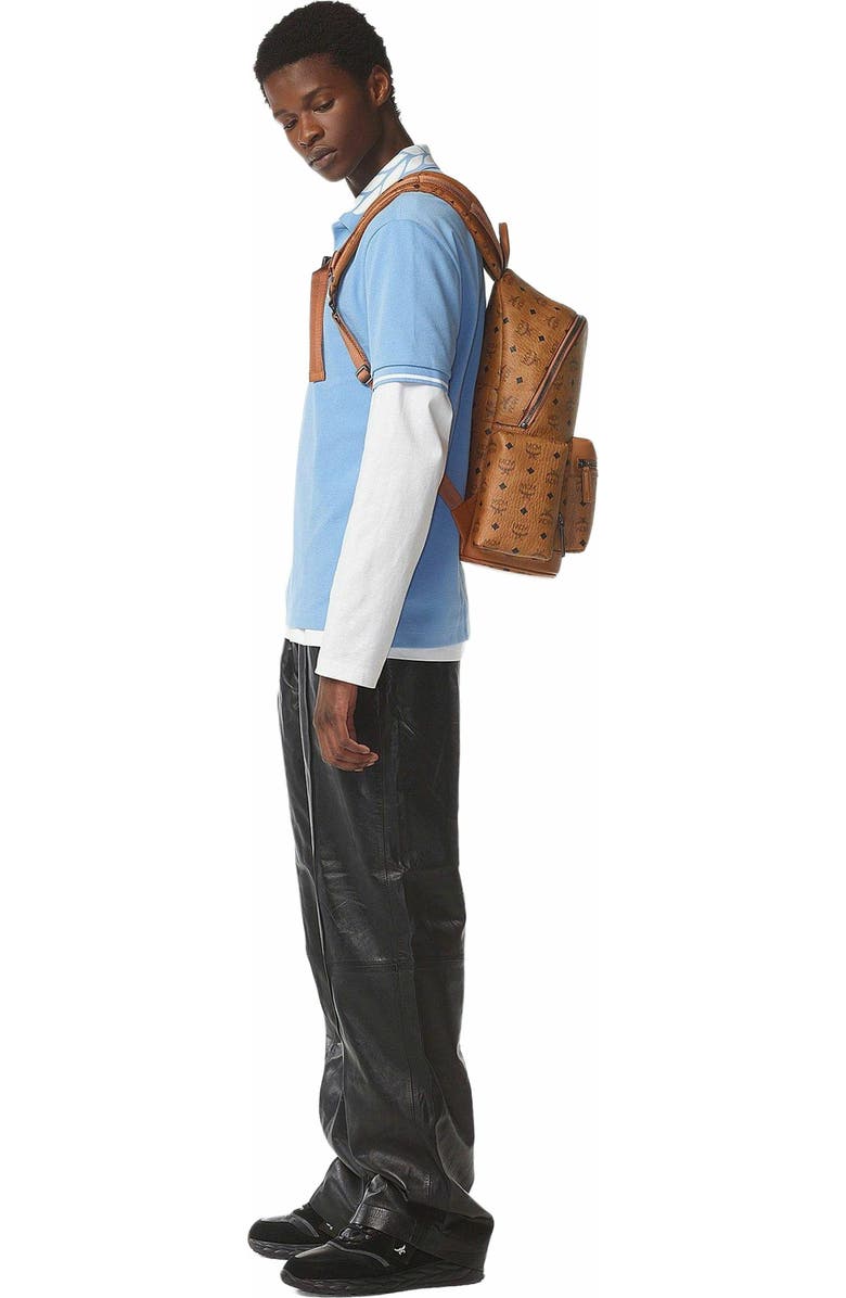 MCM Stark Backpack in Visetos, Alternate, color,