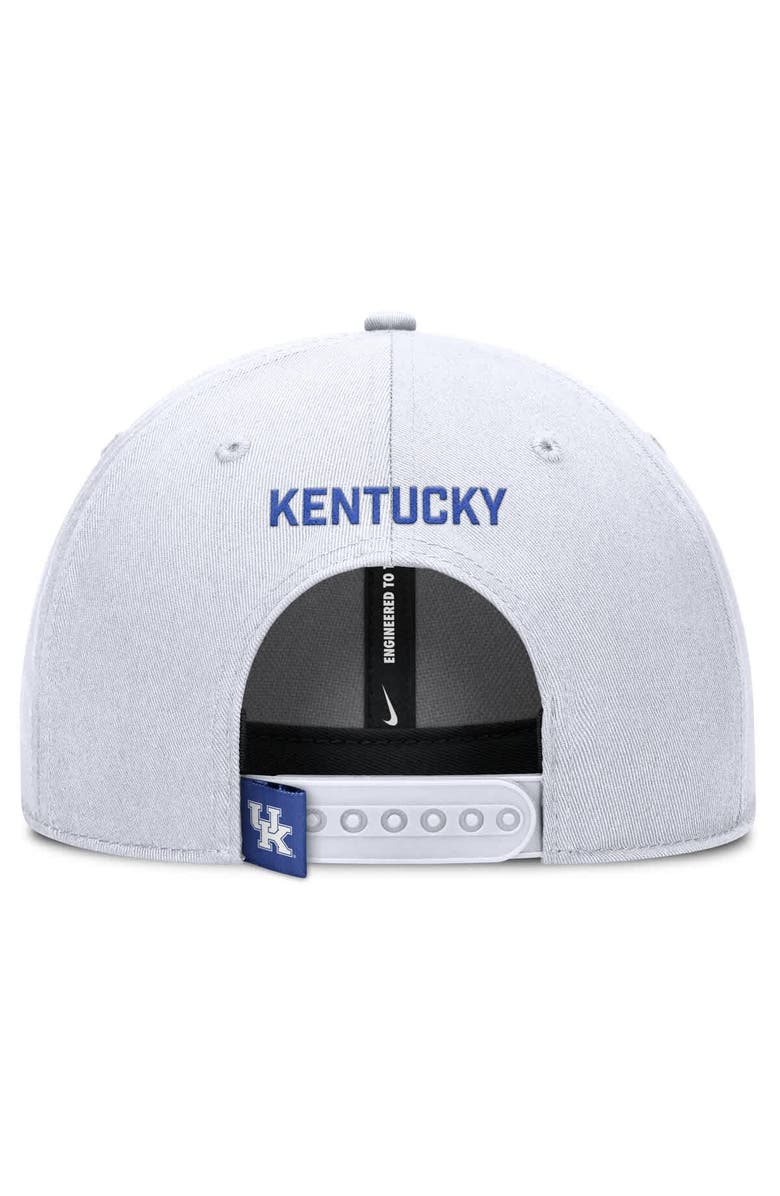 Nike Men's Nike White Kentucky Wildcats 2025 On-Field Rise Performance Adjustable Hat, Alternate, color, White
