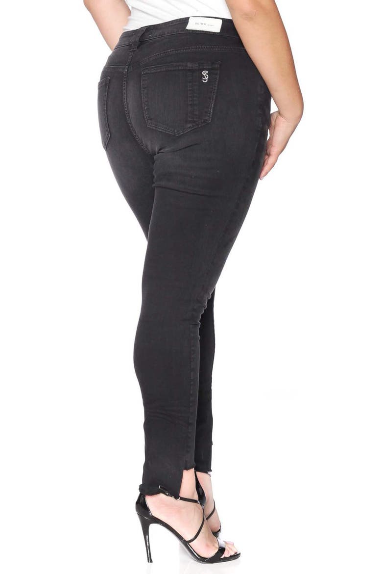 Step Hem Stretch Skinny Jeans, Alternate, color, MIMI