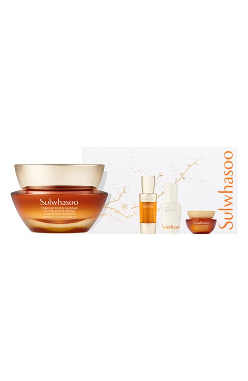 Sulwhasoo Concentrated Ginseng Rejuvenating Cream Set $260 Value In Transparent