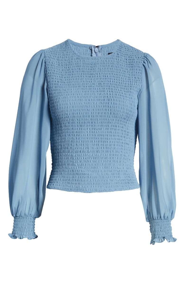 1.STATE Smocked Cuff Top, Alternate, color, 