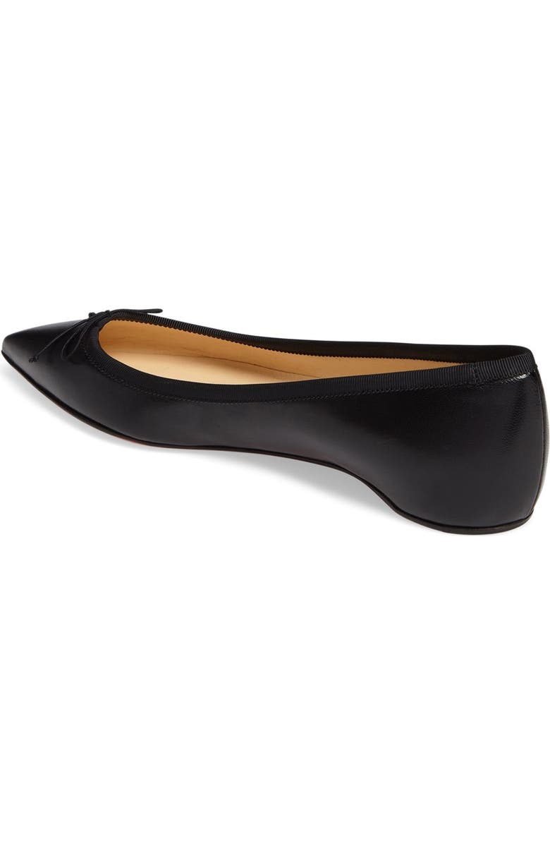 Christian Louboutin Solasofia Pointy Toe Flat, Alternate, color,