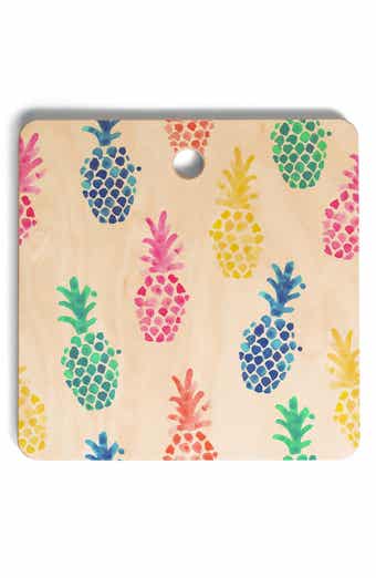 Deny Designs Dash and Ash Pineapple Cutting Board