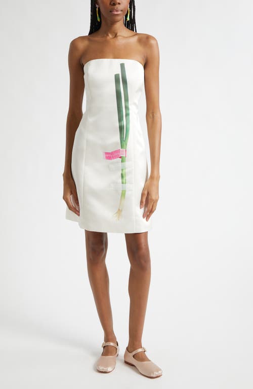 Sandy Liang Negi Scallion Dress In White