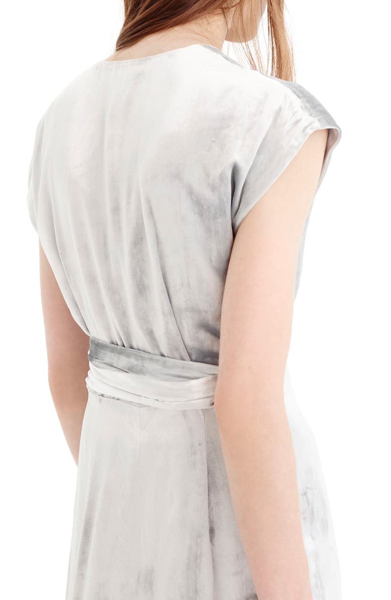 J.Crew Collection Velvet Wrap Dress, Alternate, color,