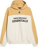 Fear of God Essentials New Orleans Saints 90s Relaxed Colorblock Hoodie