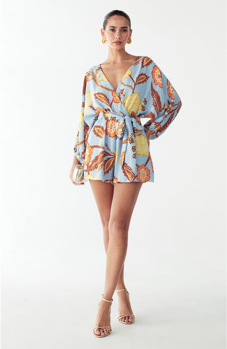 ST MRLO Maya Romper, Main, color, Coastal Floral