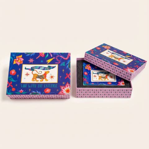 Shekou Porcelain Decorative Tray Set Of 2