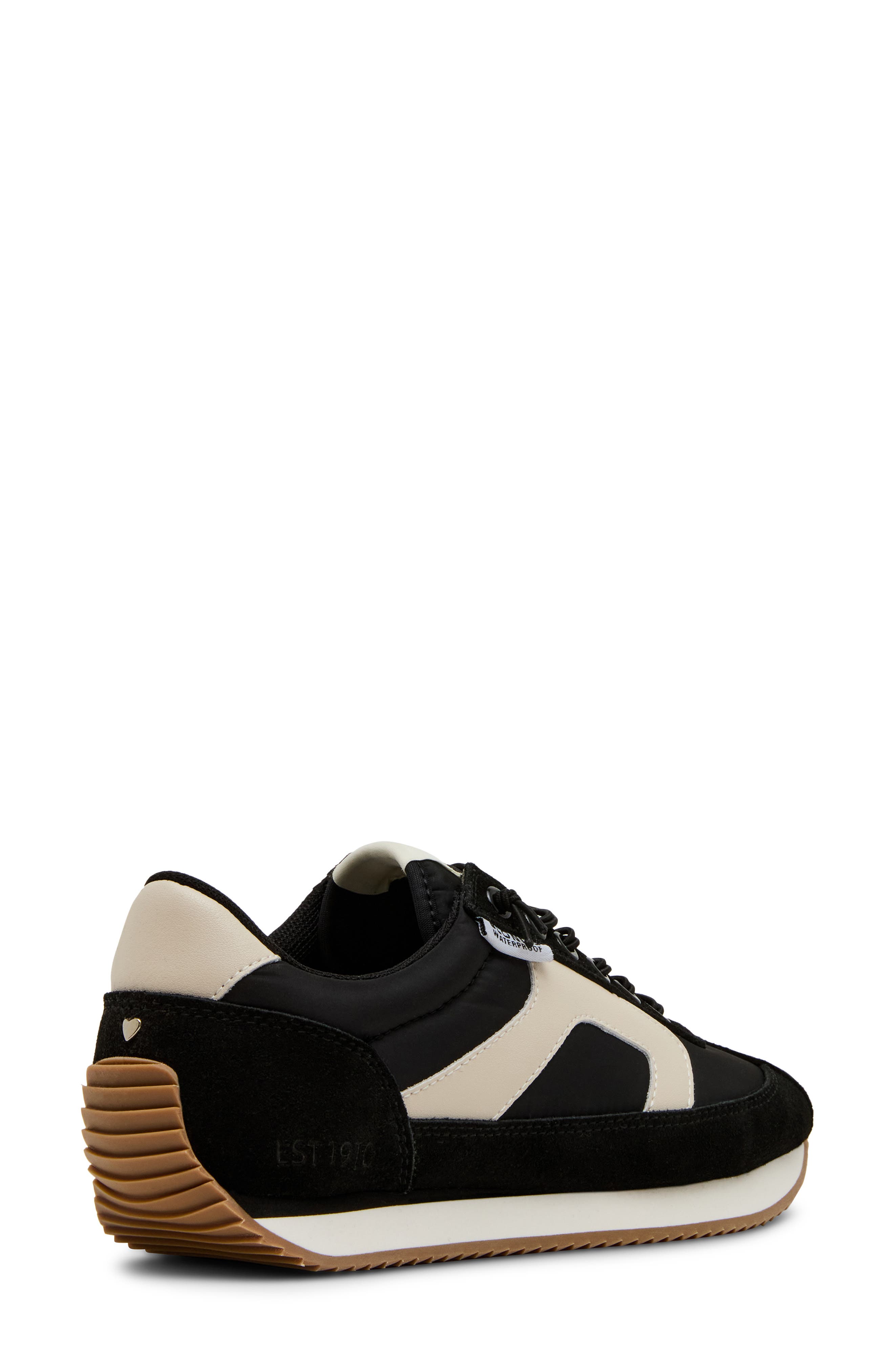 Blondo Eagle Waterproof Sneaker, Alternate, color, Black Suede