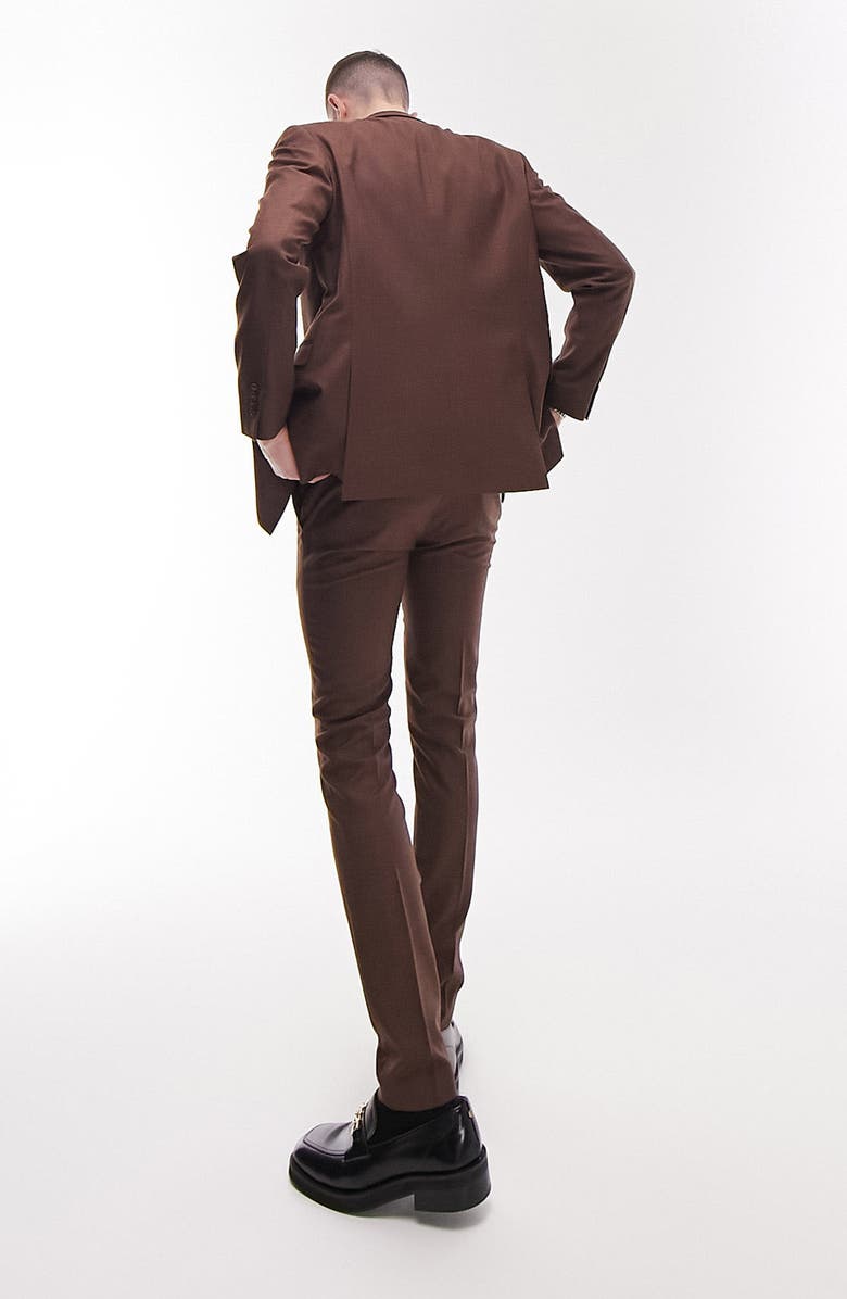 Topman Super Skinny Double Breasted Suit Jacket, Alternate, color, 