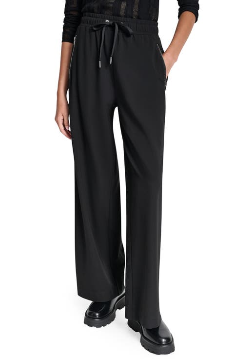 Bank St Wide Leg Pull-On Pants