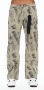 Cult of Individuality Grunge Leopard Baggy Fit Cargo Jeans