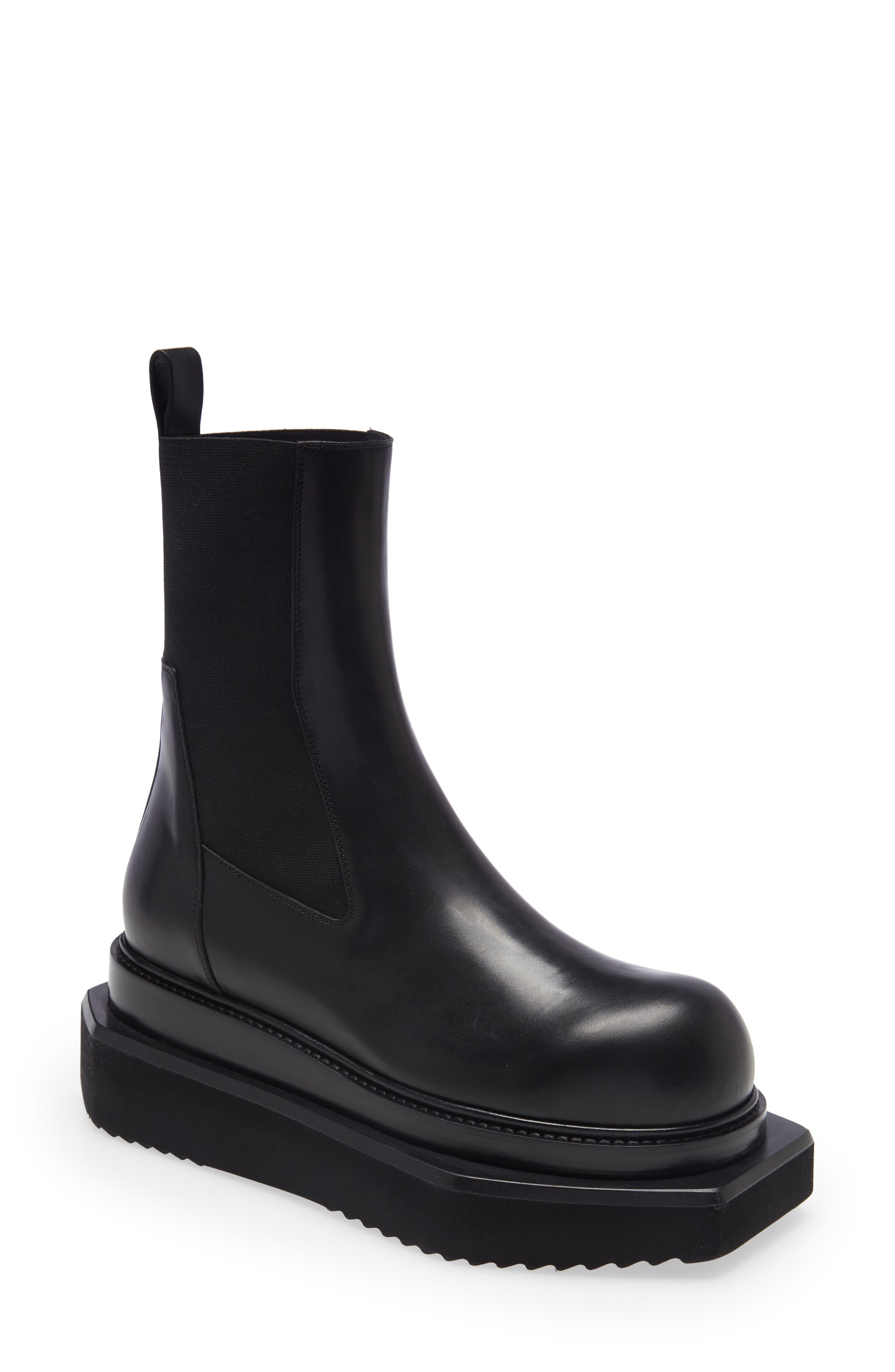 Rick Owens Beatle Turbo Cyclops Chelsea Boot, Main, color, 