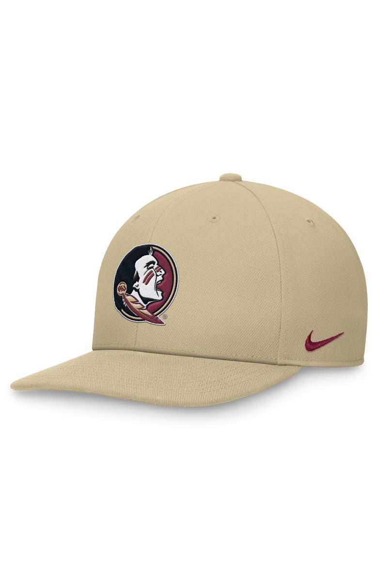 Nike Men's Nike Gold Florida State Seminoles On-Field Pro Bill Snapback Hat, Main, color, 
