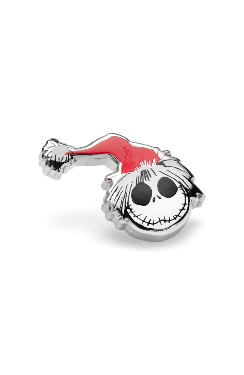 Cufflinks, Inc. Holiday Jack Skellington Lapel Pin, Main, color, White