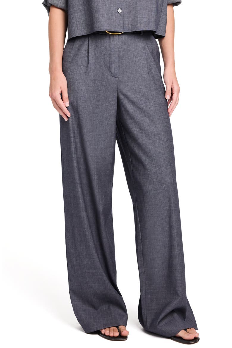 Hudson Wool Blend Pants, Main, color, MEDIUM INDIGO