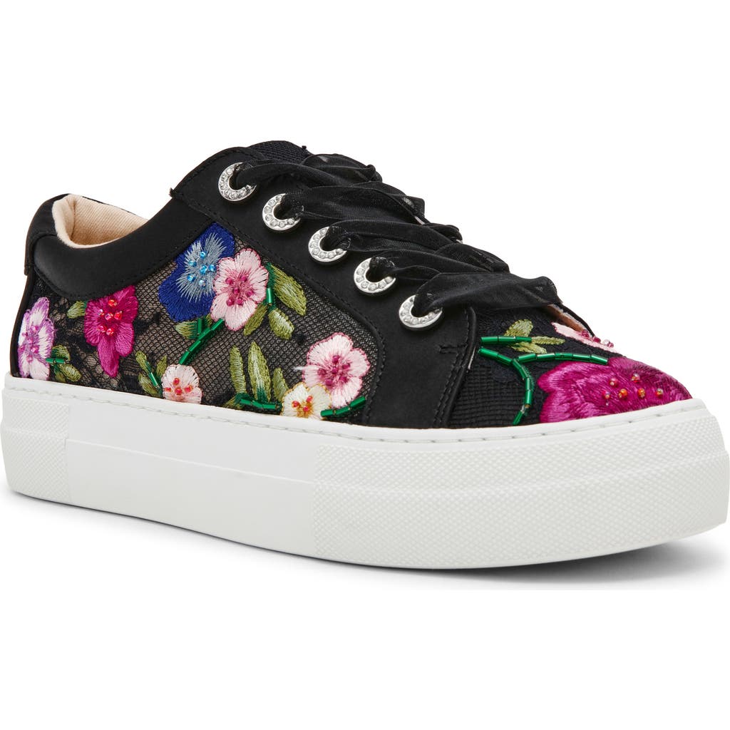 Betsey Johnson Jayla Platform Sneaker In Multi