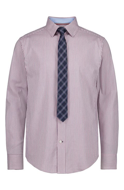 Long Sleeve Stretch Murray Check Shirt