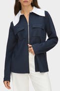 ALIGNE Tam Ponte Contrast Collar Jacket