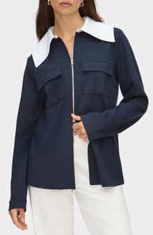 ALIGNE Tam Ponte Contrast Collar Jacket